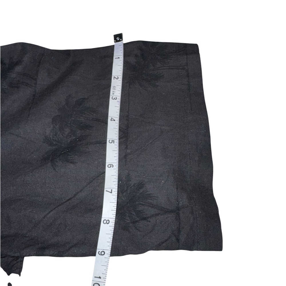Reyn Spooner MLB All-Star Game Hawaiian Shirt Black Palm Tree Aloha Mens Large - Picture 3 of 5
